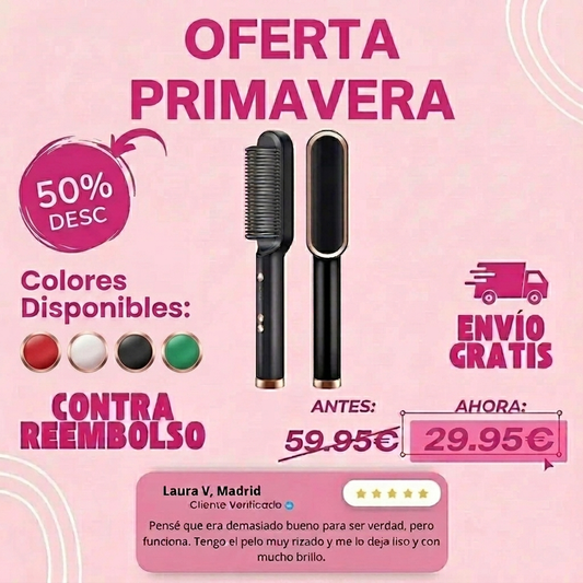 Cepillo Alisador Iónico PRO