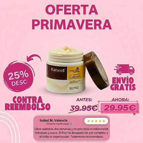 Mascarilla Karsel Colágeno 500 ml